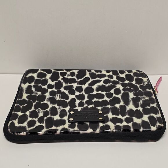 Kate Spade Tablet Case Cream Black Leopard Animal Print - Picture 4 of 10